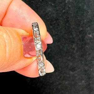 💍✨ladies band style/wedding band  silver ring/cubic zircon…